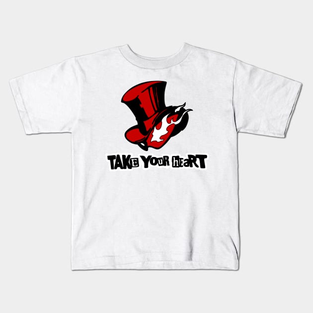 Take Your Heart Kids T-Shirt by FallenClock